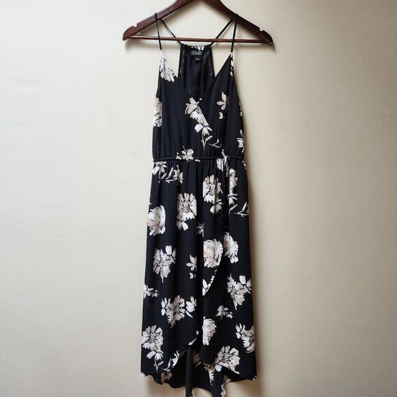 Lucky Brand black floral dress / S - Picture 1 of 5